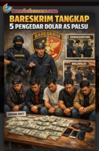 Bareskrim Polri Bongkar Jaringan Pengedar Dolar AS Palsu di Banten, 5 Tersangka Ditangkap
