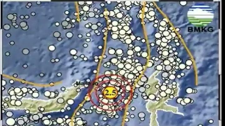 Gempa Bumi Magnitudo 2.5 SR Guncang Bitung, Sulawesi Utara