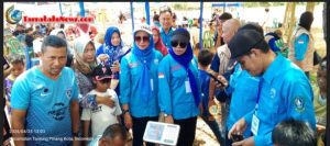 HMI Gelar Lomba Sampan Dayung dan Berkarang, Sambut Hari Nelayan Nasional di Senggarang